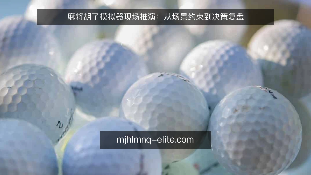 麻将胡了模拟器现场推演:从场景约束到决策复盘